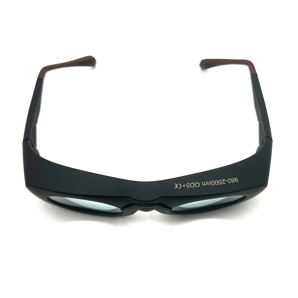 980–2500nm Glass Lens Laser Safety Glasses for High-Power Infrared Laser Protection high quality