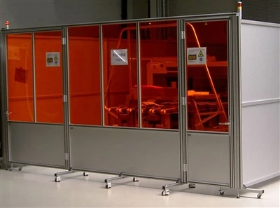 Que janela de segurança a laser devo comprar para cortador a laser de 450 nm